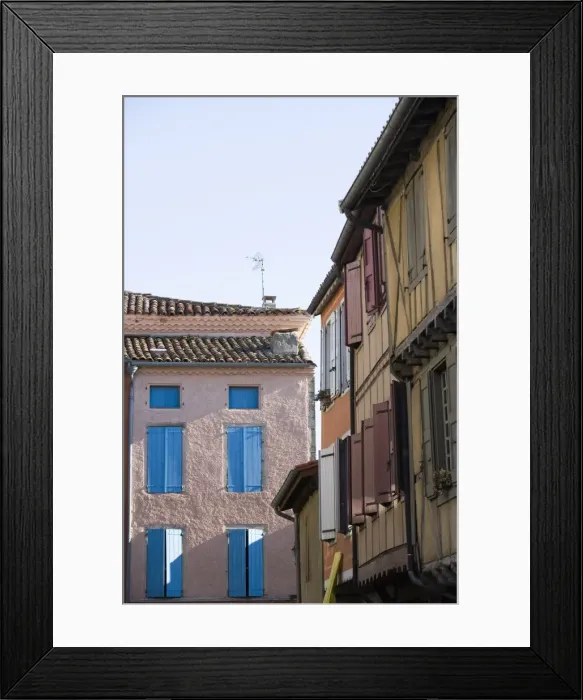 Framed Print : Buildings, Place de la Couverts, Mirepoix, Ariege, Midi-Pyrenees, France, Europe Framed Print : Buildings, Place de la Couverts, Mirepoix, Ariege, Midi-Pyrenees, France, Europe