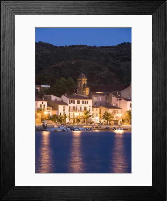 Framed Print : Waterfront, evening light, Collioure, Pyrenees-Orientales, Languedoc, France, Europe Framed Print : Waterfront, evening light, Collioure, Pyrenees-Orientales, Languedoc, France, Europe