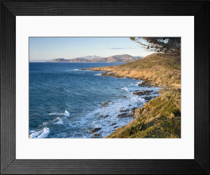 Framed Print : Coast near L lle Rousse, Corsica, France, Mediterranean, Europe Framed Print : Coast near L lle Rousse, Corsica, France, Mediterranean, Europe
