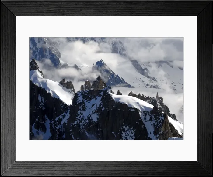 Framed Print : Mountain peaks Framed Print : Mountain peaks
