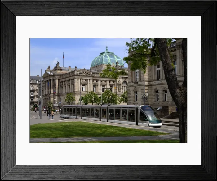 Framed Print : Bibliotheque Nationale et Universitaire (National University Library) Framed Print : Bibliotheque Nationale et Universitaire (National University Library)