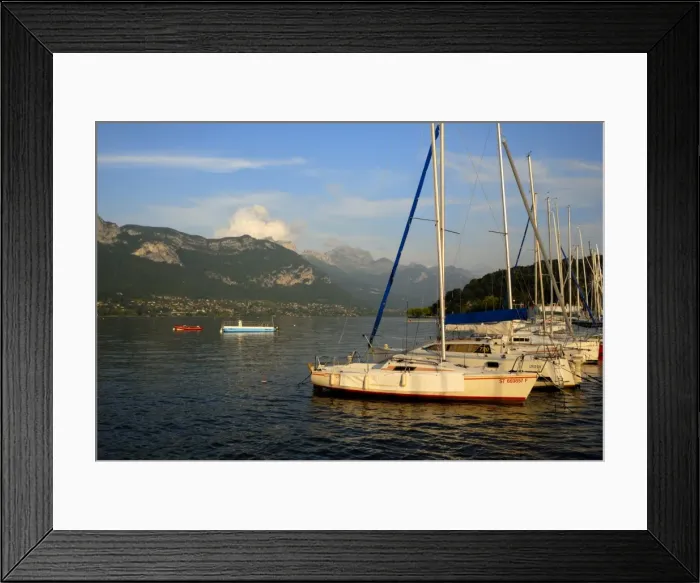 Framed Print : Sailing boats in evening light Framed Print : Sailing boats in evening light