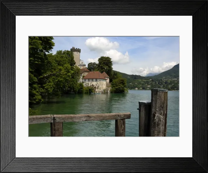 Framed Print : Chateau at Duingt Framed Print : Chateau at Duingt