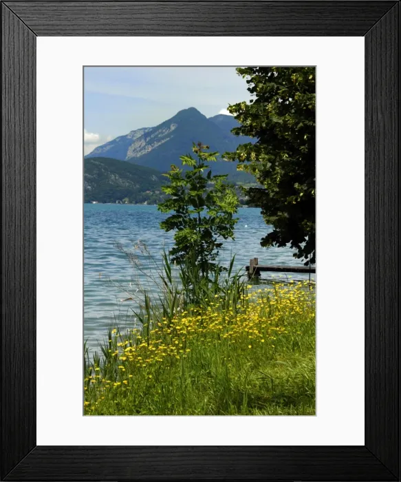 Framed Print : Lake Annecy Framed Print : Lake Annecy