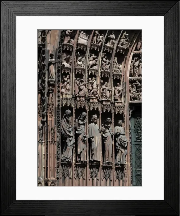 Framed Print : Detail of front facade Framed Print : Detail of front facade