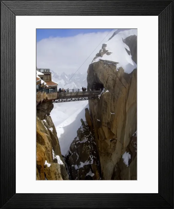 Framed Print : Viewing platform and walkway