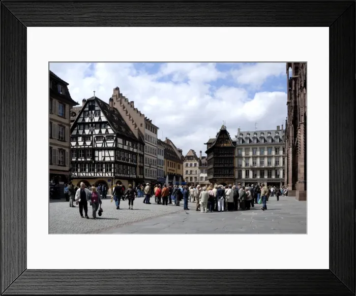 Framed Print : Place de la Cathedrale Framed Print : Place de la Cathedrale