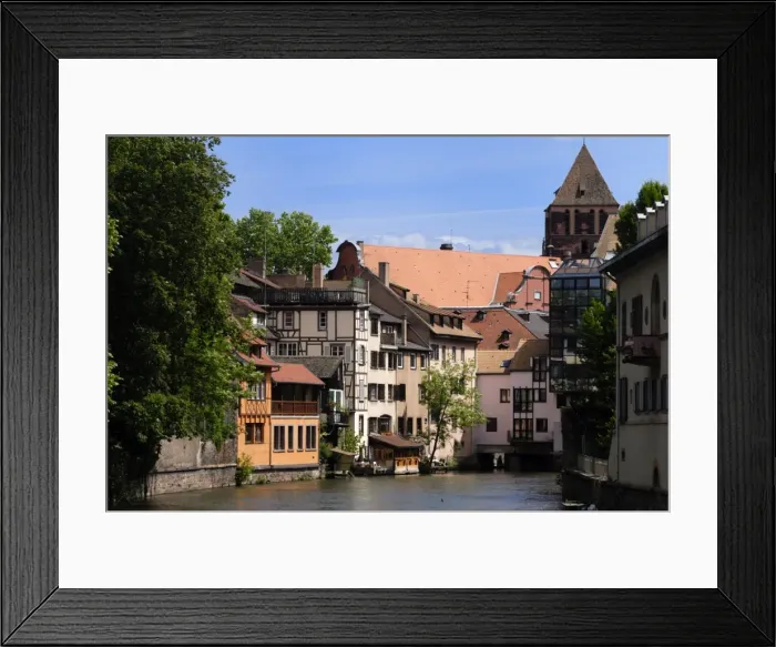 Framed Print : La Petite France Canal Framed Print : La Petite France Canal