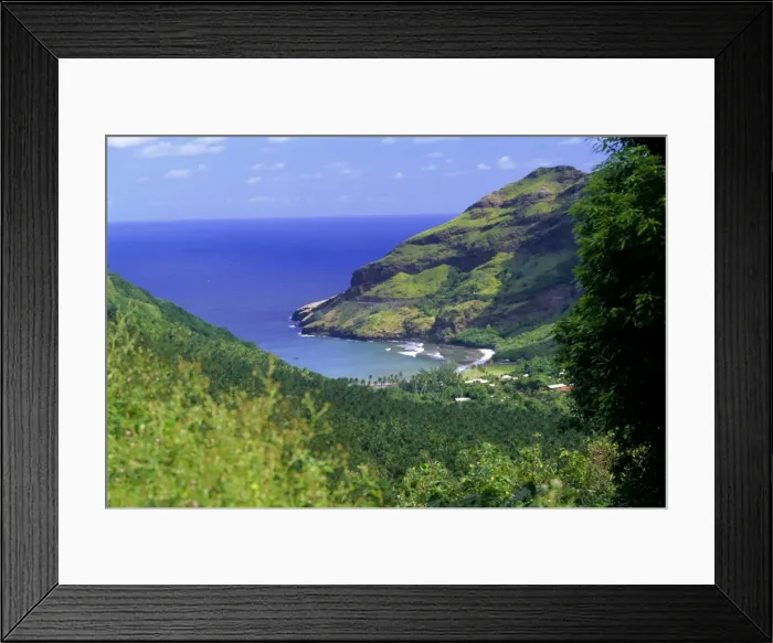 Framed Print : Hane Bay, Ua Huka Island Framed Print : Hane Bay, Ua Huka Island