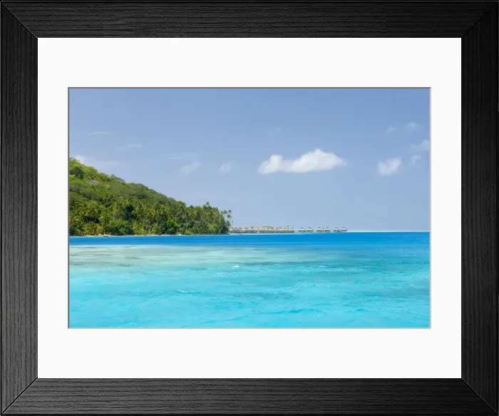 Framed Print : Bora-Bora, Leeward group Framed Print : Bora-Bora, Leeward group