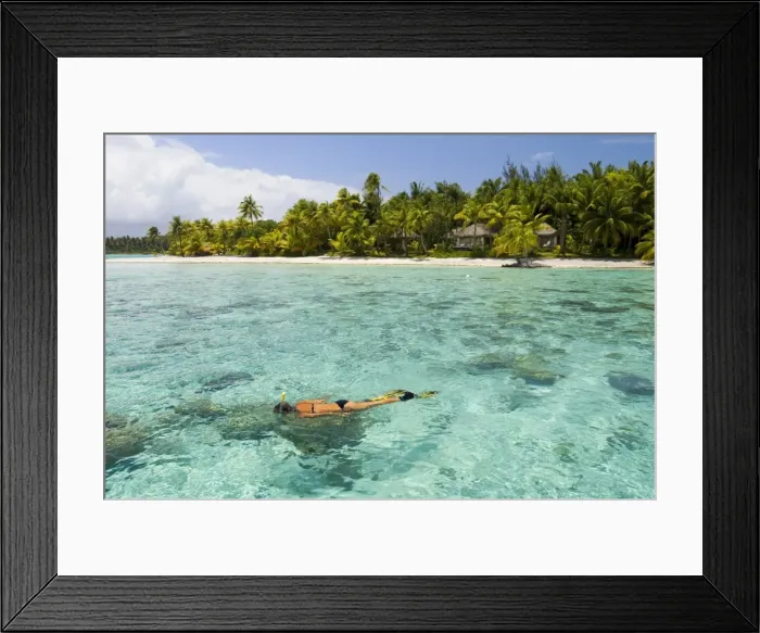 Framed Print : Bora-Bora, Leeward group Framed Print : Bora-Bora, Leeward group