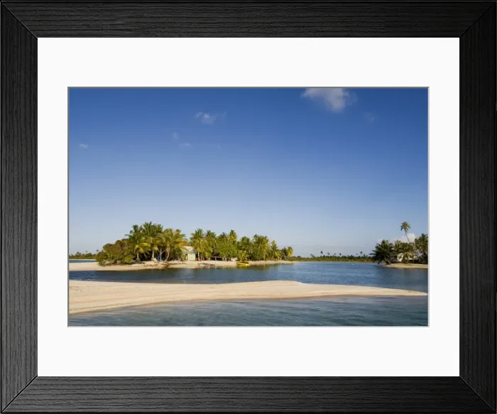 Framed Print : Tikehau, Tuamotu Archipelago Framed Print : Tikehau, Tuamotu Archipelago