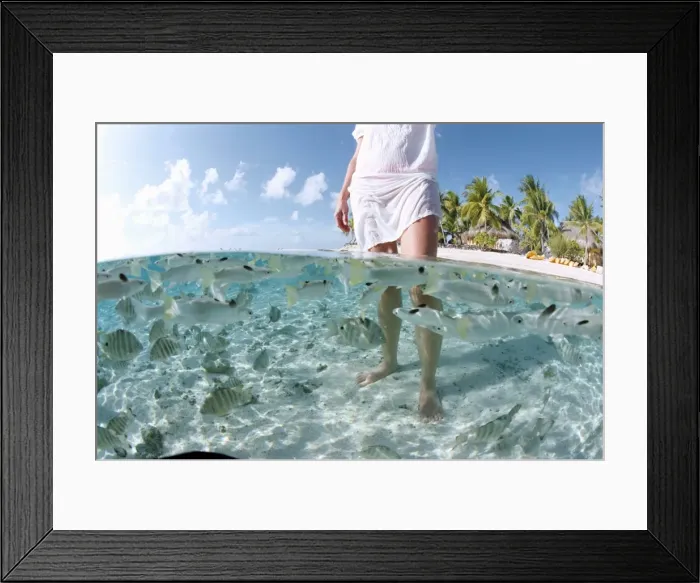 Framed Print : Tikehau, Tuamotu Archipelago Framed Print : Tikehau, Tuamotu Archipelago