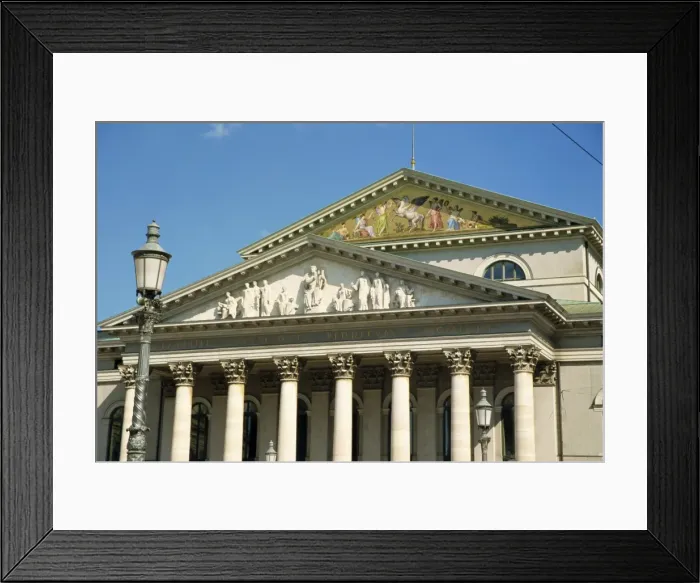 Framed Print : Facade of the National Theatre in Munich Framed Print : Facade of the National Theatre in Munich