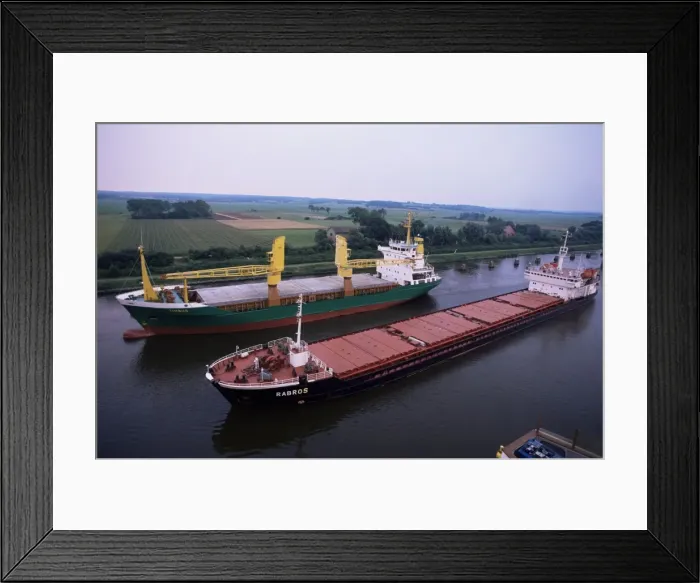 Framed Print : Nord Ostsee Kanal Framed Print : Nord Ostsee Kanal