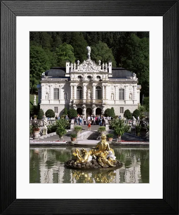 Framed Print : Linderhof Castle Framed Print : Linderhof Castle