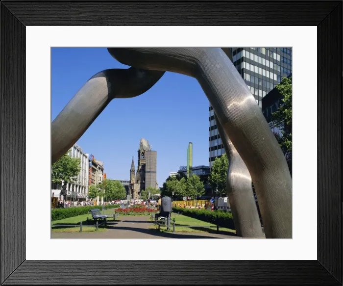 Framed Print : Kaiser Wilhelm memorial church Framed Print : Kaiser Wilhelm memorial church