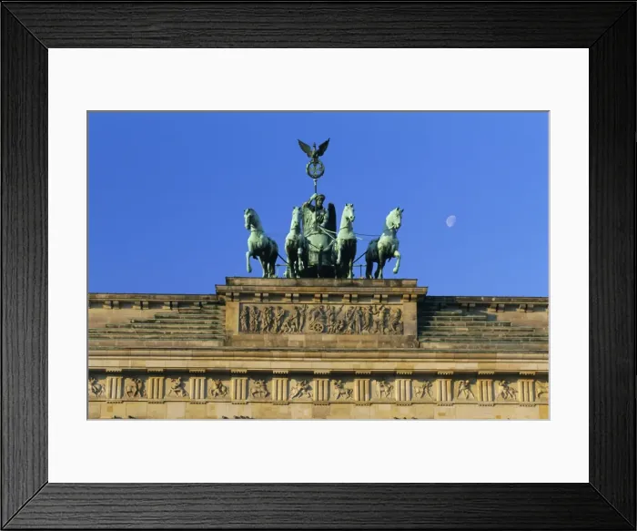Framed Print : The Quadriga
