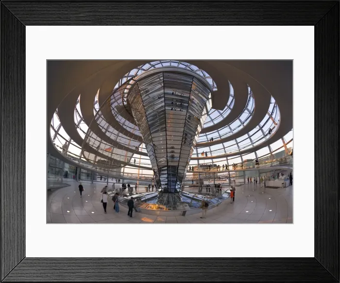 Framed Print : Interior of Reichstag (Parliament building) Framed Print : Interior of Reichstag (Parliament building)