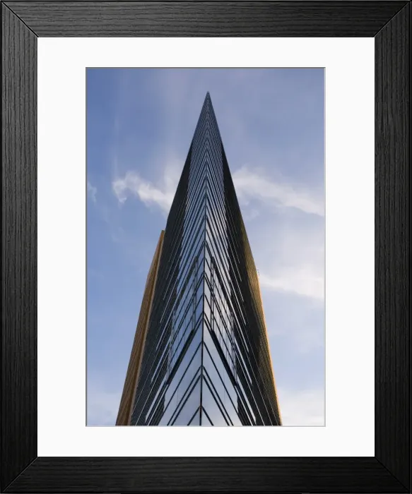 Framed Print : Skyscraper in new urban development Framed Print : Skyscraper in new urban development