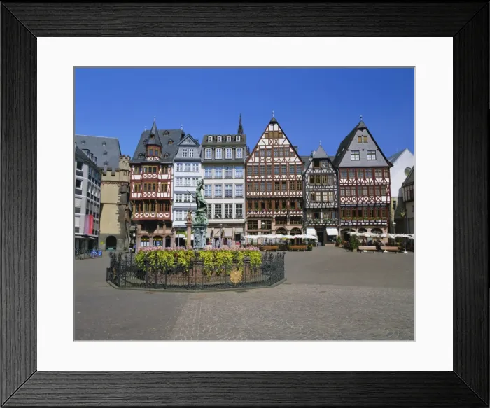 Framed Print : Romerberg, the 14th century central square Framed Print : Romerberg, the 14th century central square