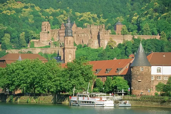 Heidelberg Castle and the Neckar River