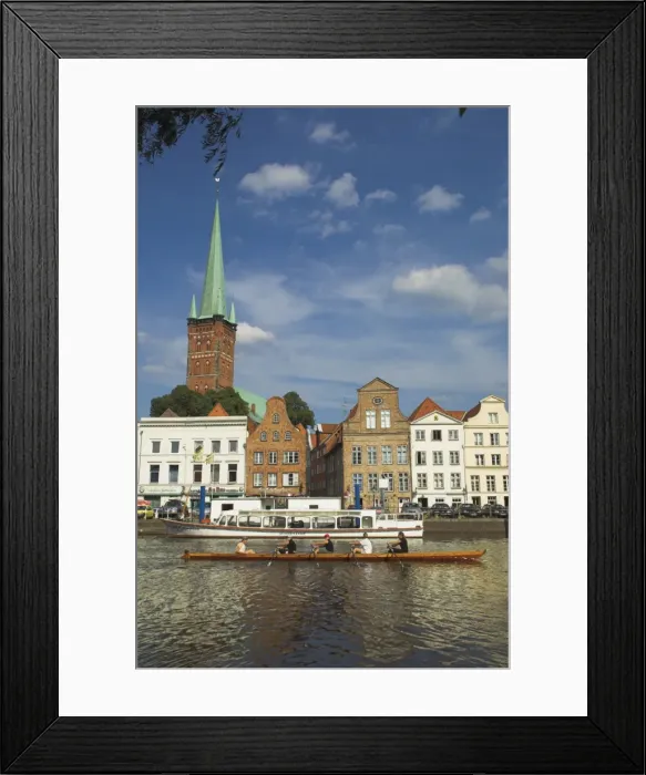 Framed Print : Hanseatic city of Lubeck Framed Print : Hanseatic city of Lubeck