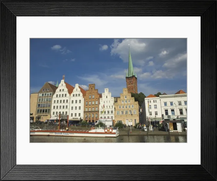Framed Print : Hanseatic city of Lubeck Framed Print : Hanseatic city of Lubeck