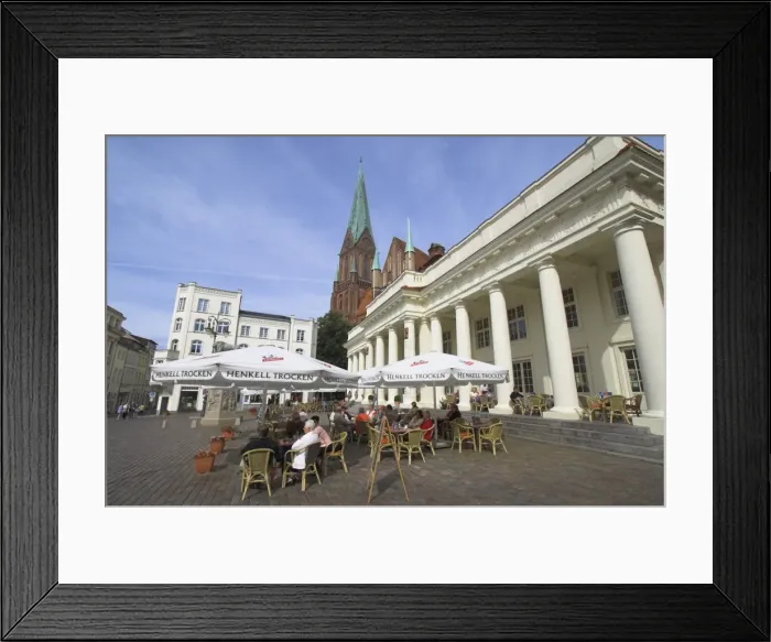 Framed Print : Schwerin, West Pomerania Mecklenburg