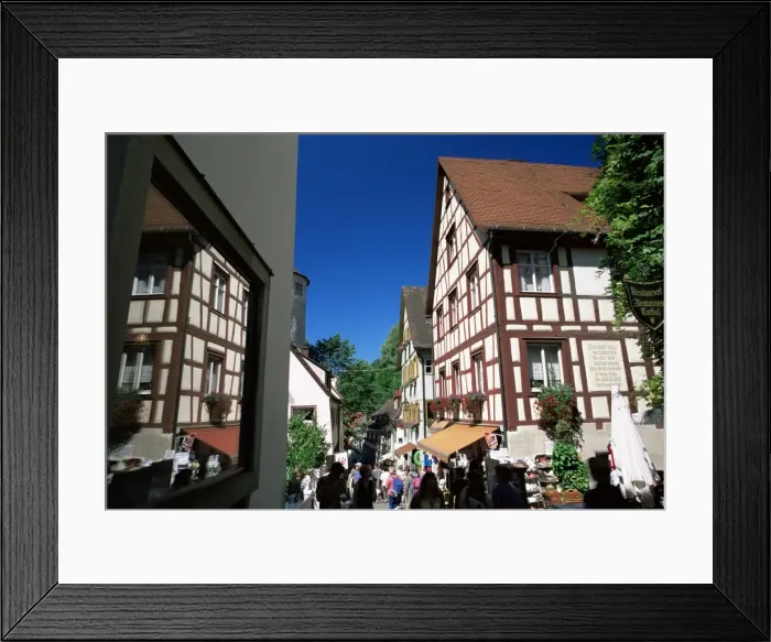 Framed Print : Timbered houses along Steigstrasse Framed Print : Timbered houses along Steigstrasse