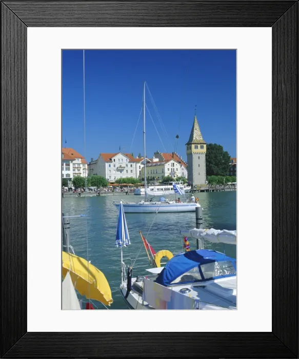 Framed Print : View across harbour Framed Print : View across harbour