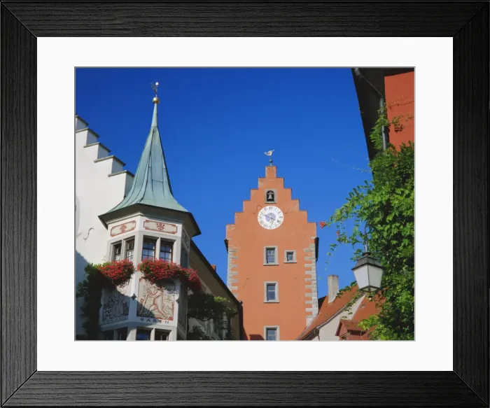 Framed Print : The Barenhotel and the colourful tower of the Obertor Framed Print : The Barenhotel and the colourful tower of the Obertor