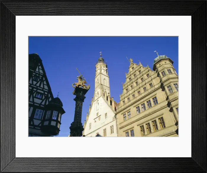 Framed Print : Town hall, Tauber Framed Print : Town hall, Tauber