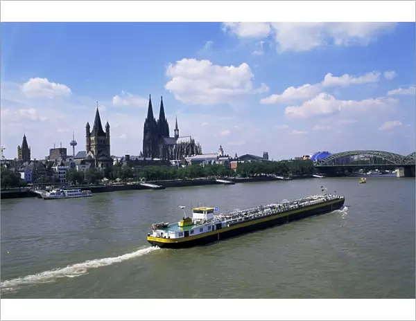 River Rhine and Cologne (Koln)