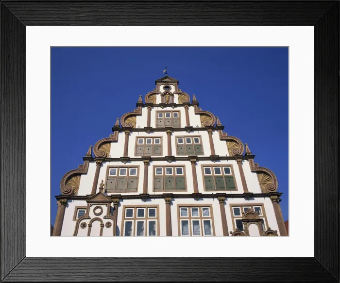 Framed Print : Architectural detail of gables Framed Print : Architectural detail of gables