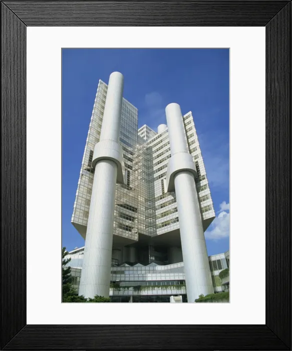Framed Print : The modern Hypobank Building in Munich Framed Print : The modern Hypobank Building in Munich