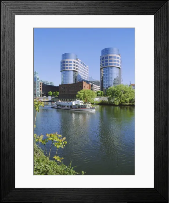 Framed Print : River Spree at Helgolander Ufer Framed Print : River Spree at Helgolander Ufer