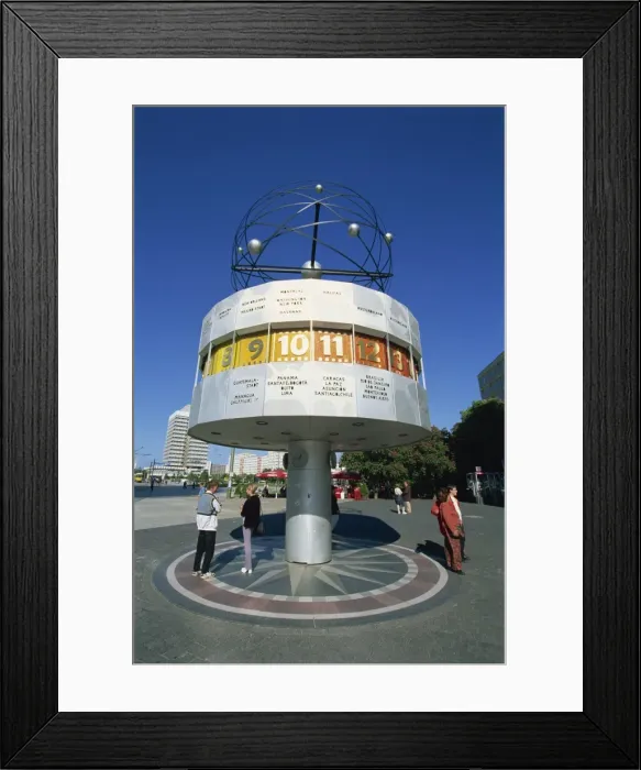 Framed Print : The Weltzeituhr at Alexanderplatz in Berlin Framed Print : The Weltzeituhr at Alexanderplatz in Berlin