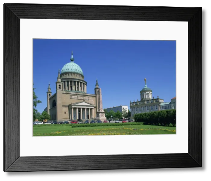 Framed Print : The Nicolai church in Potsdam Framed Print : The Nicolai church in Potsdam