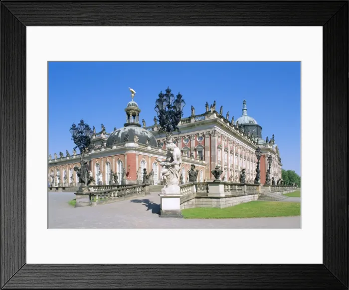 Framed Print : The New Palace in the Park Sanssouci Framed Print : The New Palace in the Park Sanssouci