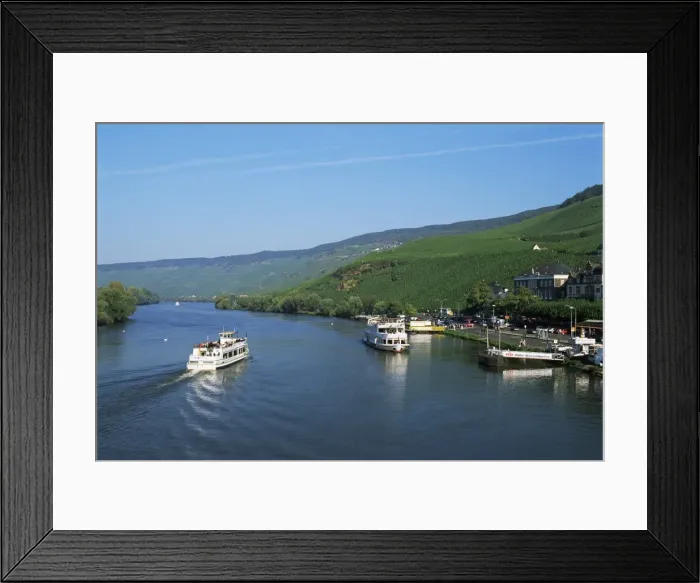 Framed Print : Mosel River valley near Bernkastel-Kues Framed Print : Mosel River valley near Bernkastel-Kues
