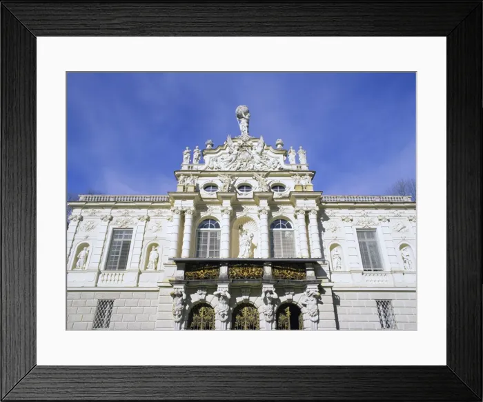 Framed Print : Linderhof Castle Framed Print : Linderhof Castle