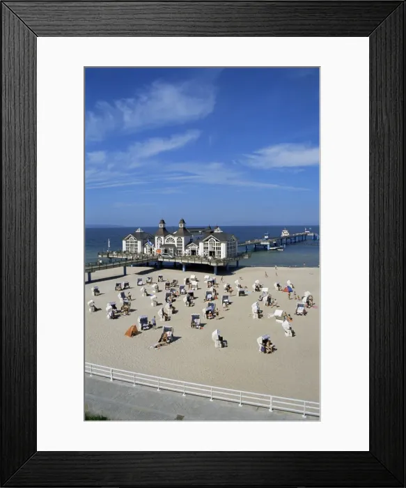 Framed Print : Pier at Sellin Framed Print : Pier at Sellin