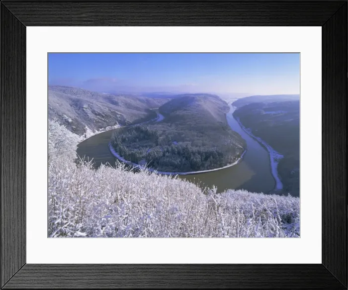 Framed Print : The Saar Valley near Mettlach Framed Print : The Saar Valley near Mettlach