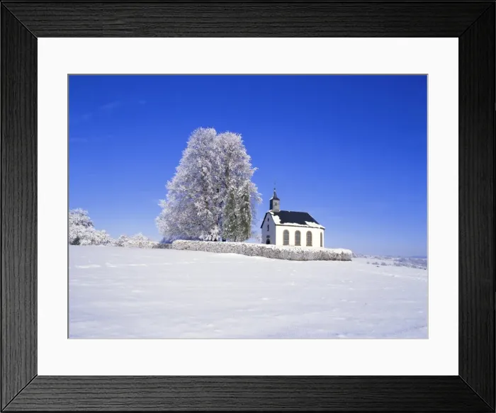 Framed Print : Little church near Losheim Framed Print : Little church near Losheim