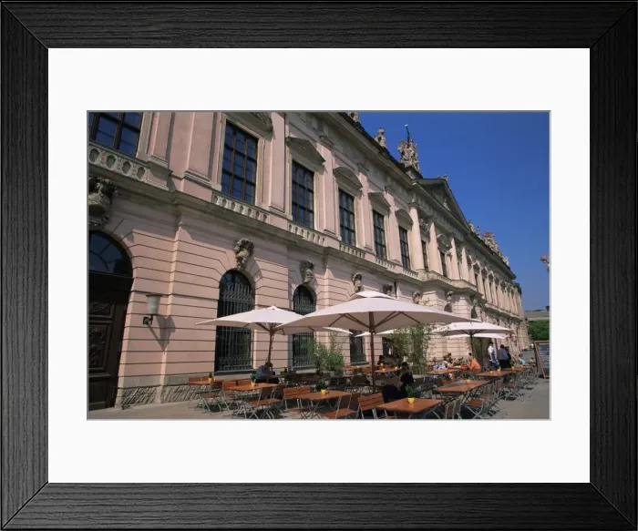 Framed Print : Cafe by the Zeughaus (Historical Museum) Framed Print : Cafe by the Zeughaus (Historical Museum)