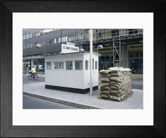 Framed Print : Checkpoint Charlie Framed Print : Checkpoint Charlie