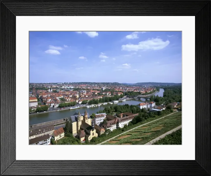 Framed Print : Wurzburg, Bavaria Framed Print : Wurzburg, Bavaria