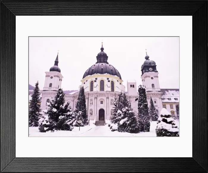 Framed Print : Monastery and Benedictine abbey Framed Print : Monastery and Benedictine abbey
