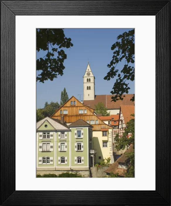 Framed Print : View from Townhall garden